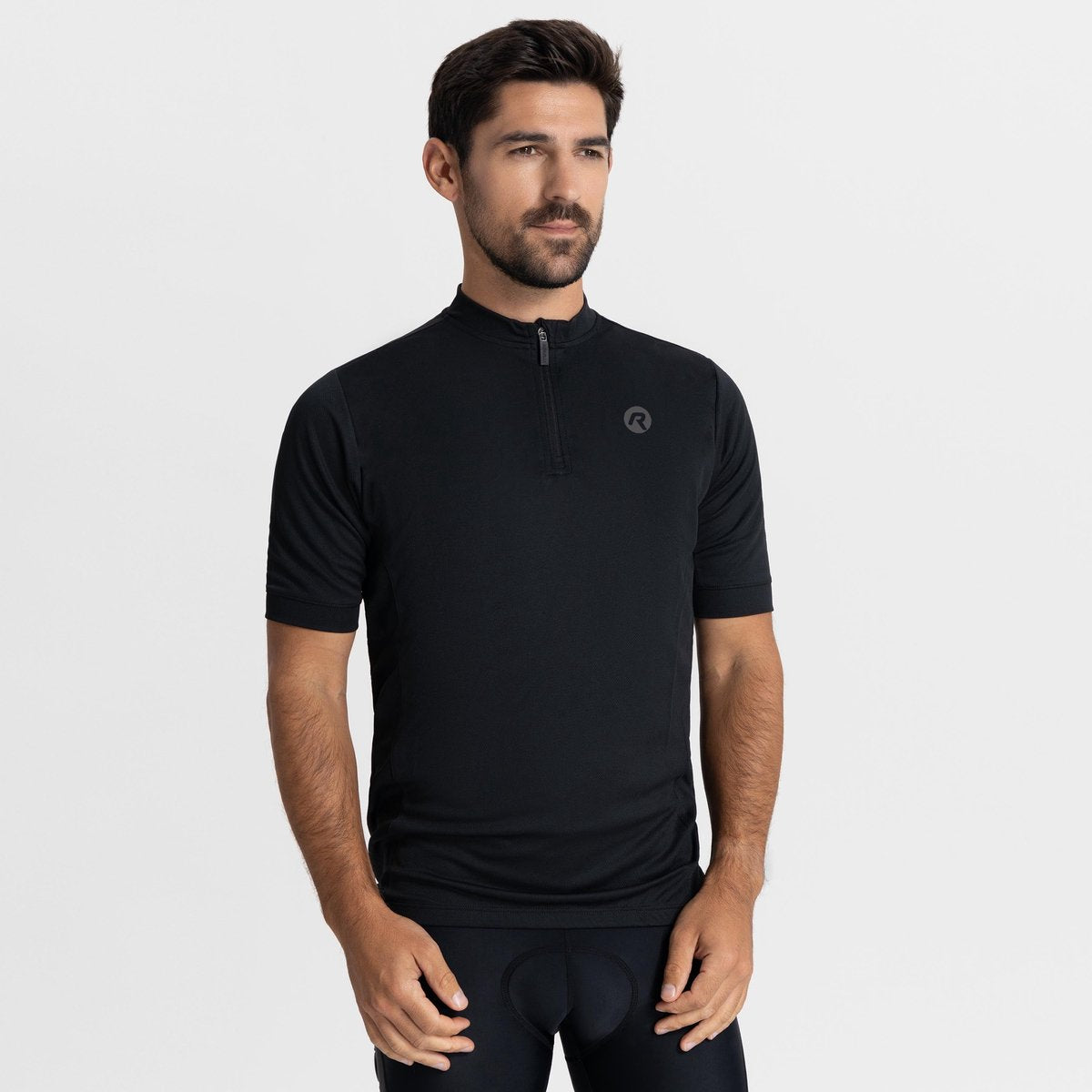 Rogelli core fietsshirt heren - korte mouwen - zwart - s