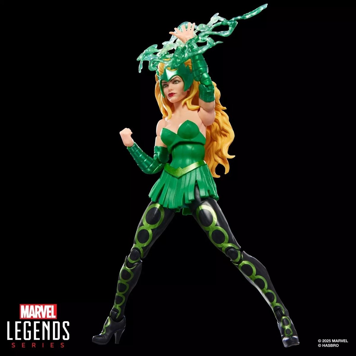 Hasbro marvel legends actionfigur enchantress (baf: bøddel) 15 cm actionfigur