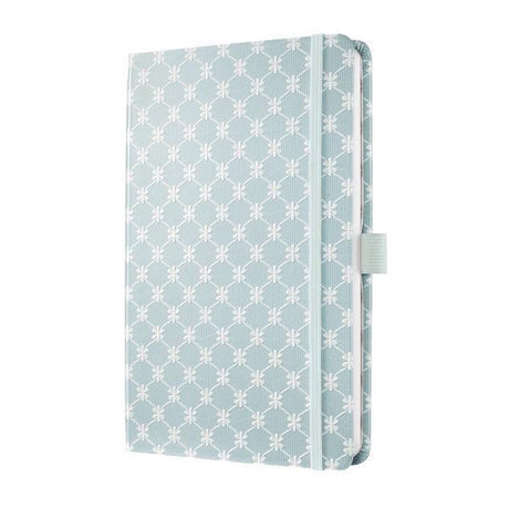 Sigel notesbog jolie beauty a5 lyseblå hardcover 174 sider 80 gram linje