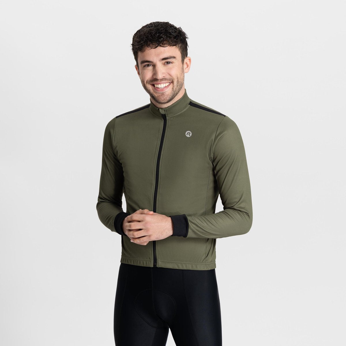 Rogelli core fietsshirt heren - lange mouwen - groen - s