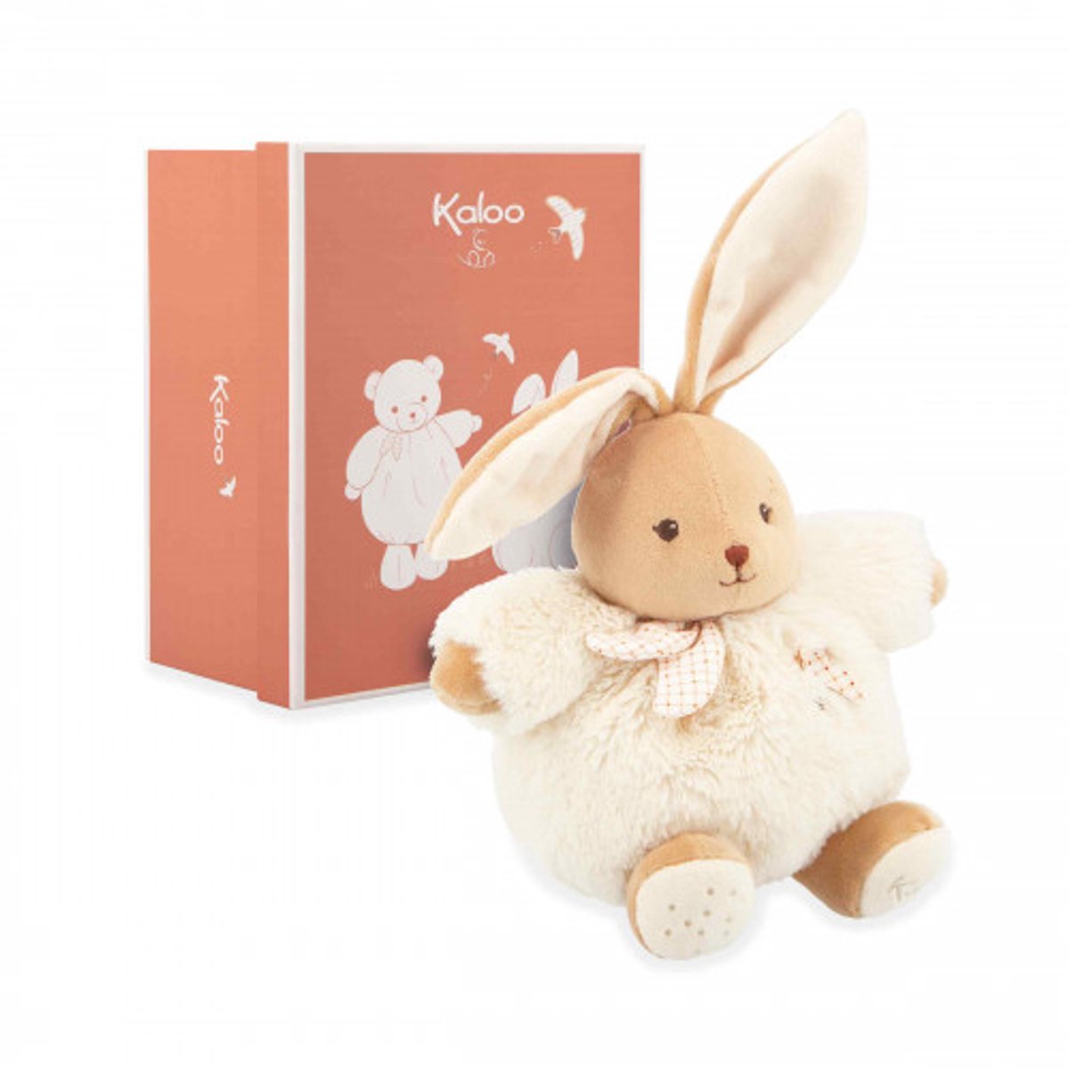 Kaloo patapouf - krammetøj - kanin - farve creme - 17 cm.