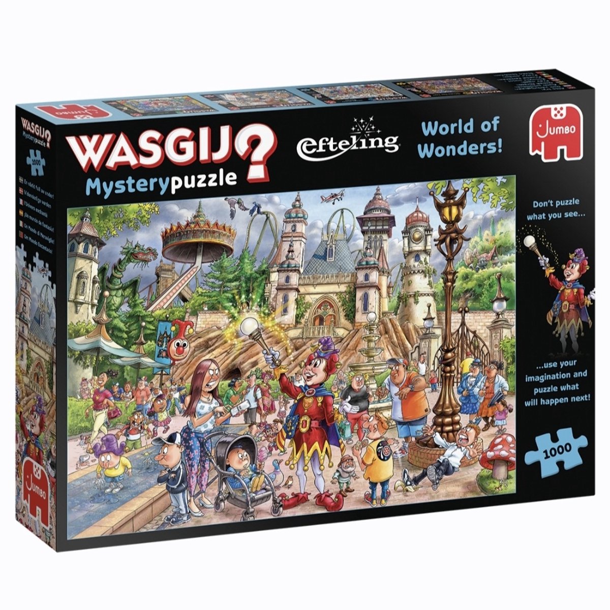 Wasgij mysterium Efteling verden fuld af vidundere 1000 brikker - puslespil