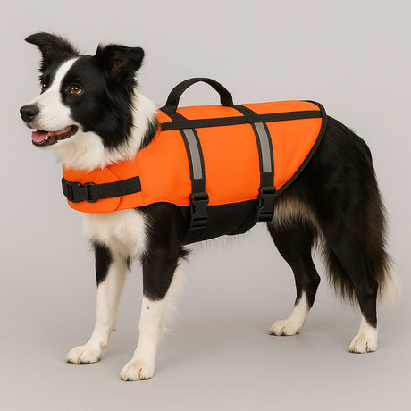 Flamingo hunde redningsvest - hunde redningsvest - hunde redningsvest l - marine redningsvest - fluorescerende orange