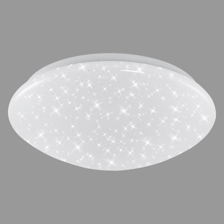 Briloner vipe - led loftslampe - loftslampe med stjernehimmel effekt - børneværelses lampe - 4.000 k - 1.200 lm - 12w - ø28 cm - hvid