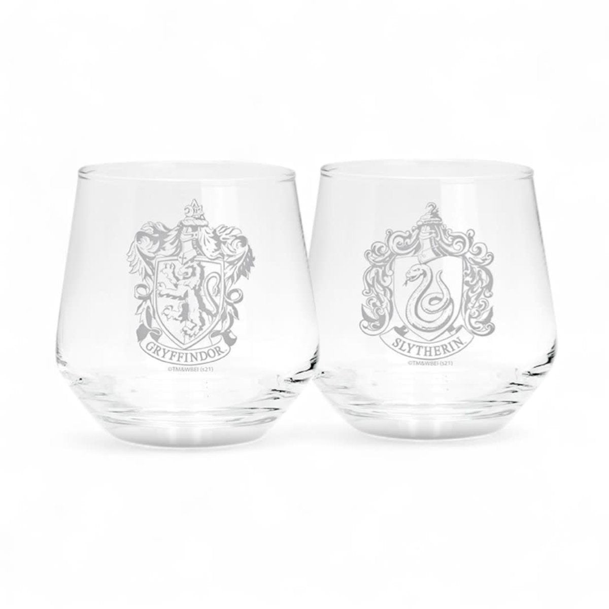 Harry Potter gryffindor Slytherin unisex glassæt - gennemsigtig - standard