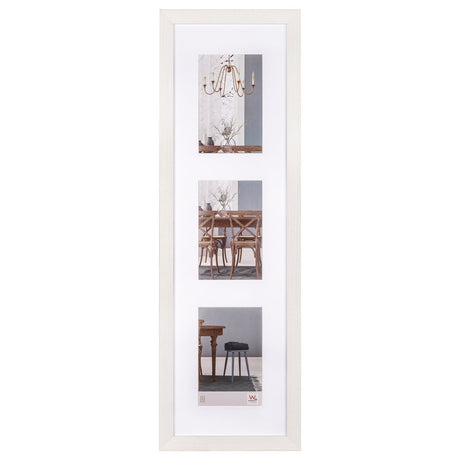 Walther fiorito - mdf træramme - fotostørrelse 3x10x15 cm - hvid