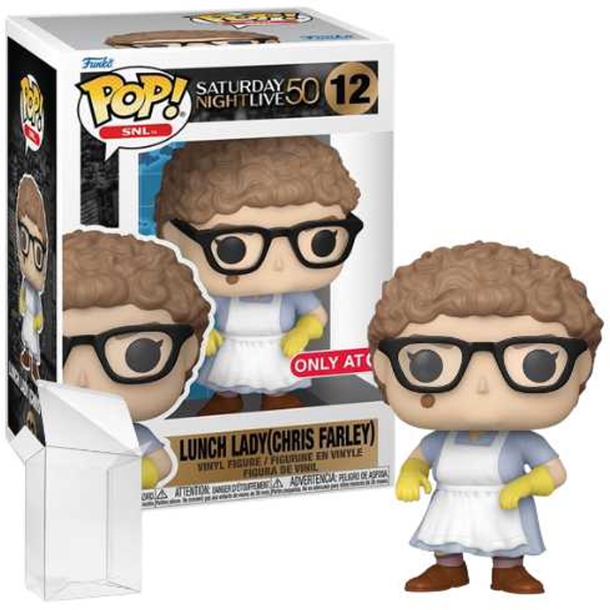 Funko pop! snl: lørdag aften live 50 - frokost dame (chris farley) #12 mål eksklusivt