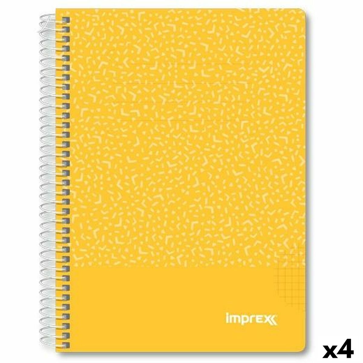 Imprex notesbog gul a5 80 ark (4 stk)