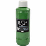 Creativ Company tekstilfarve, der dækker tekstilmaling - strålende grøn, 250 ml