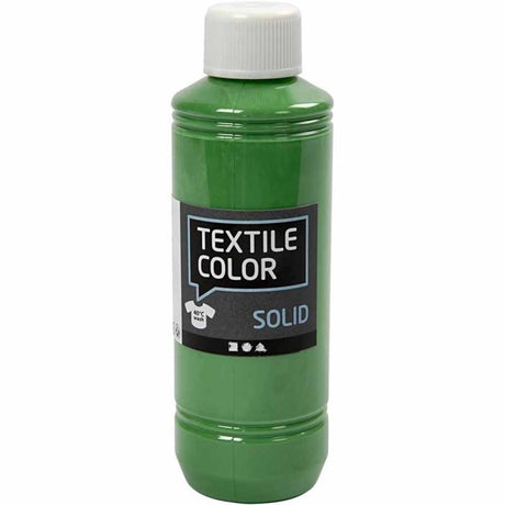 Creativ Company tekstilfarve, der dækker tekstilmaling - strålende grøn, 250 ml
