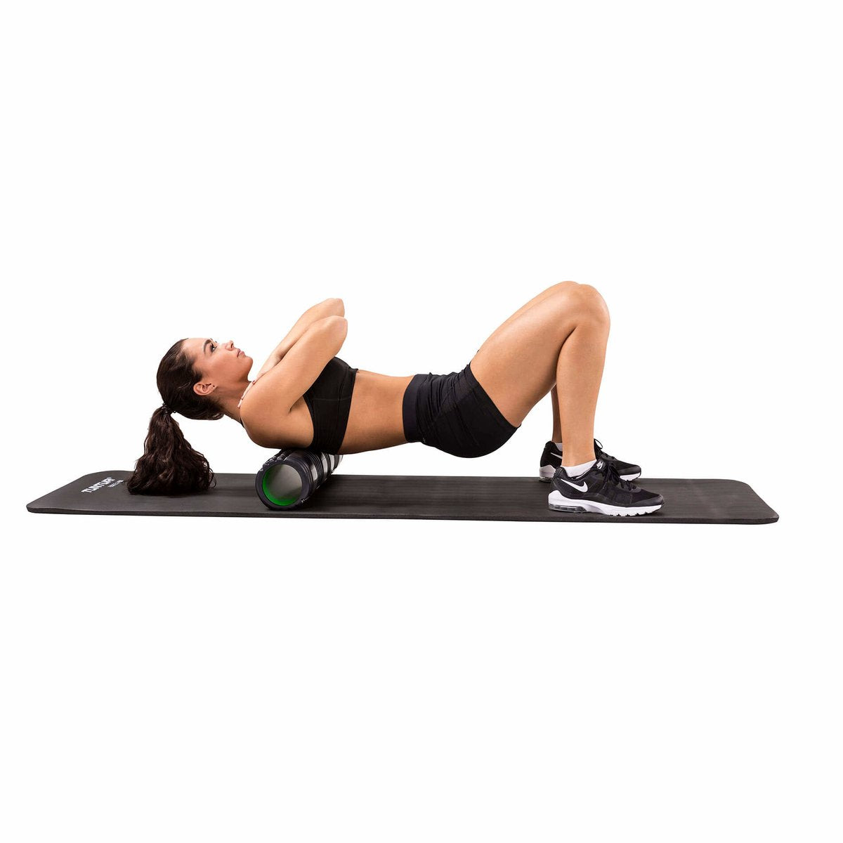 Triggerpoint - gitteret 1.0 foam roller - 33cm - sort - foam - massagerulle - yoga - pilates - fitness