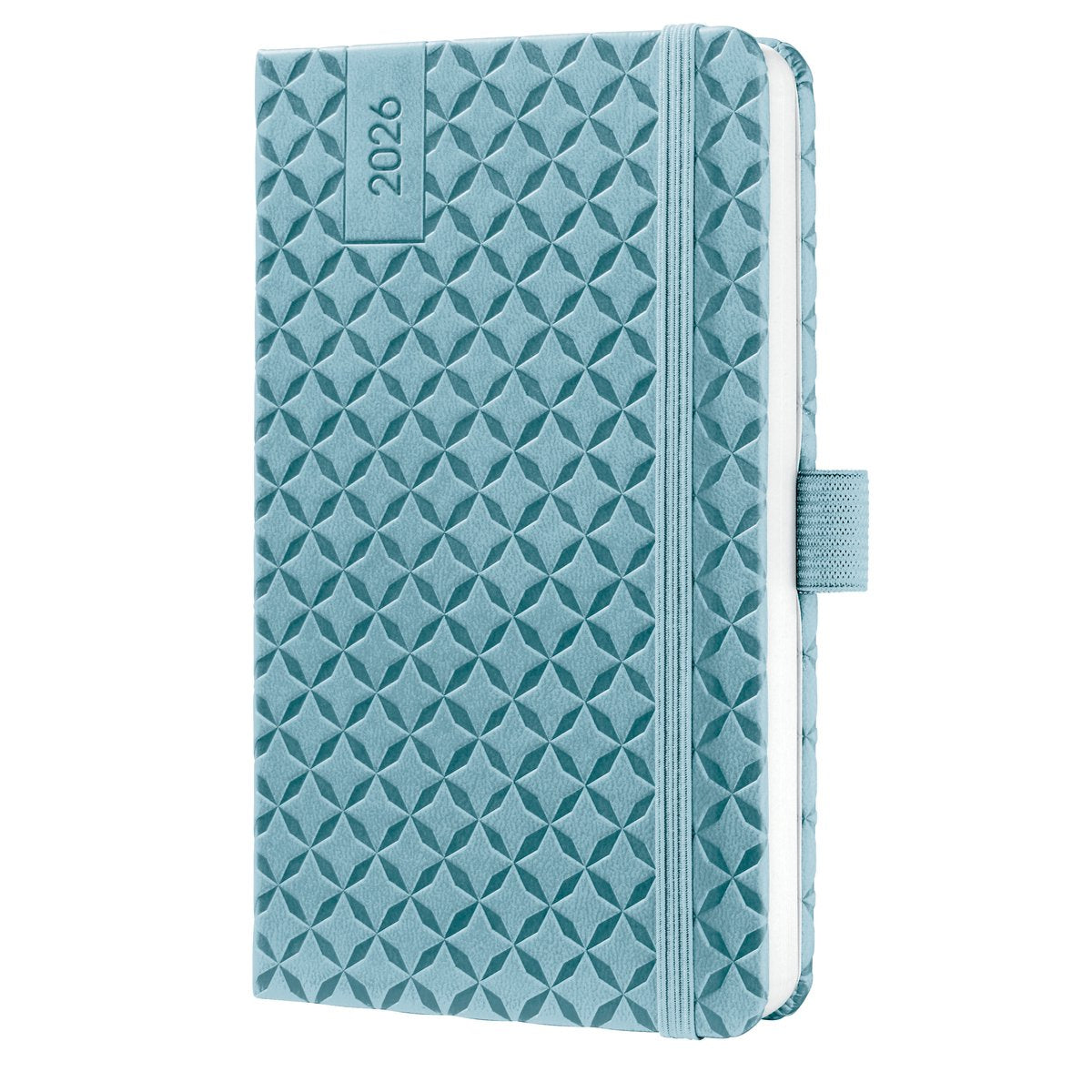 Sigel weekly agenda flair 2026 - format a6 - himmelblå - hardcover - si-j6112
