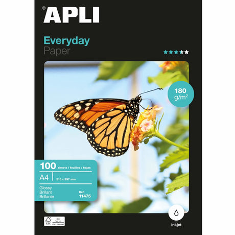 Apli blankt fotopapir til hverdags a4 100 ark