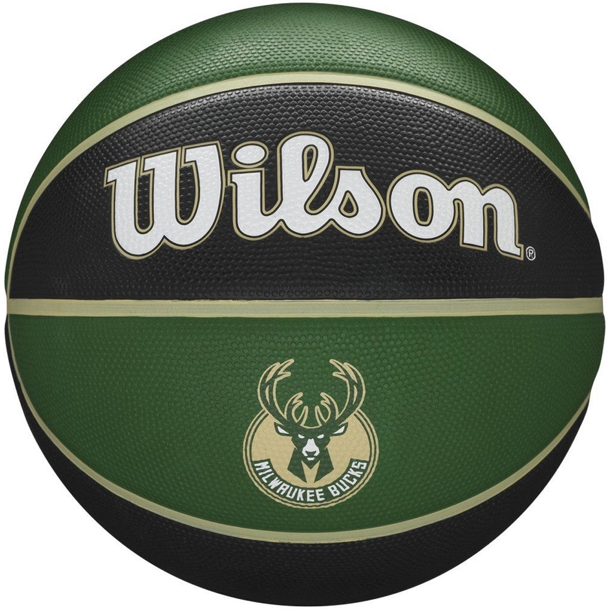 Wilson nba milwaukee bucks basketball størrelse 7 - udendørs
