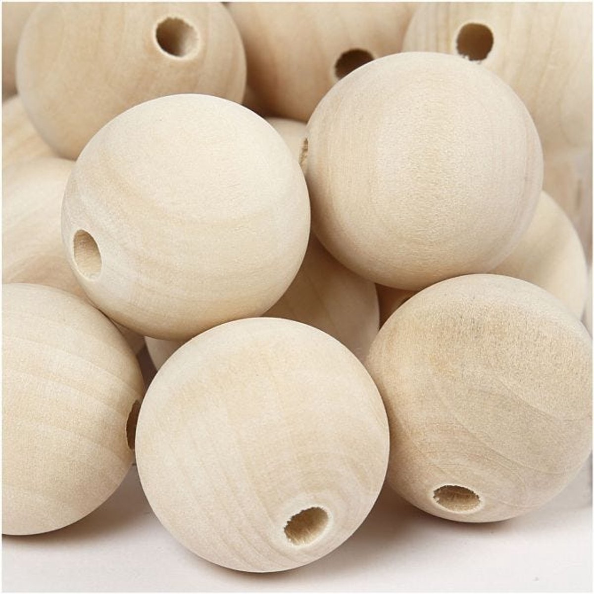 Creativ virksomhed https: www.cchobby.nl træ-perle-d-30-mm-hul-størrelse-5-mm-50-stykke-1-kasse