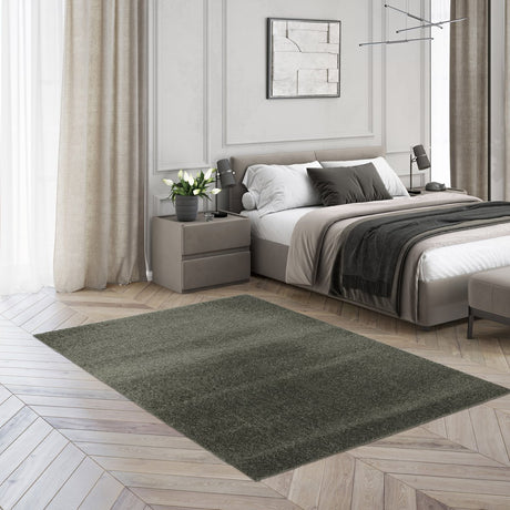 Sunday rugs – lush – vloerkleed – 200x290cm – groen – laagpool – slip resistance – woonkamer slaapkamer – extra zacht – wasbaar droogkast 40°c – versnijdbaar op maat