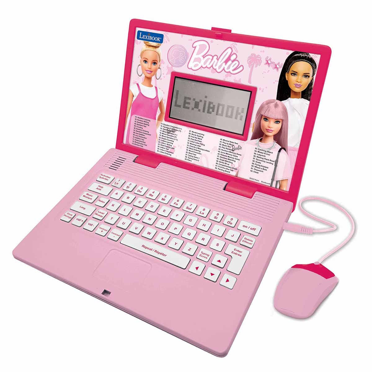 Lexibook ordinateur bærbar educatif bilingue barbie (fr en)
