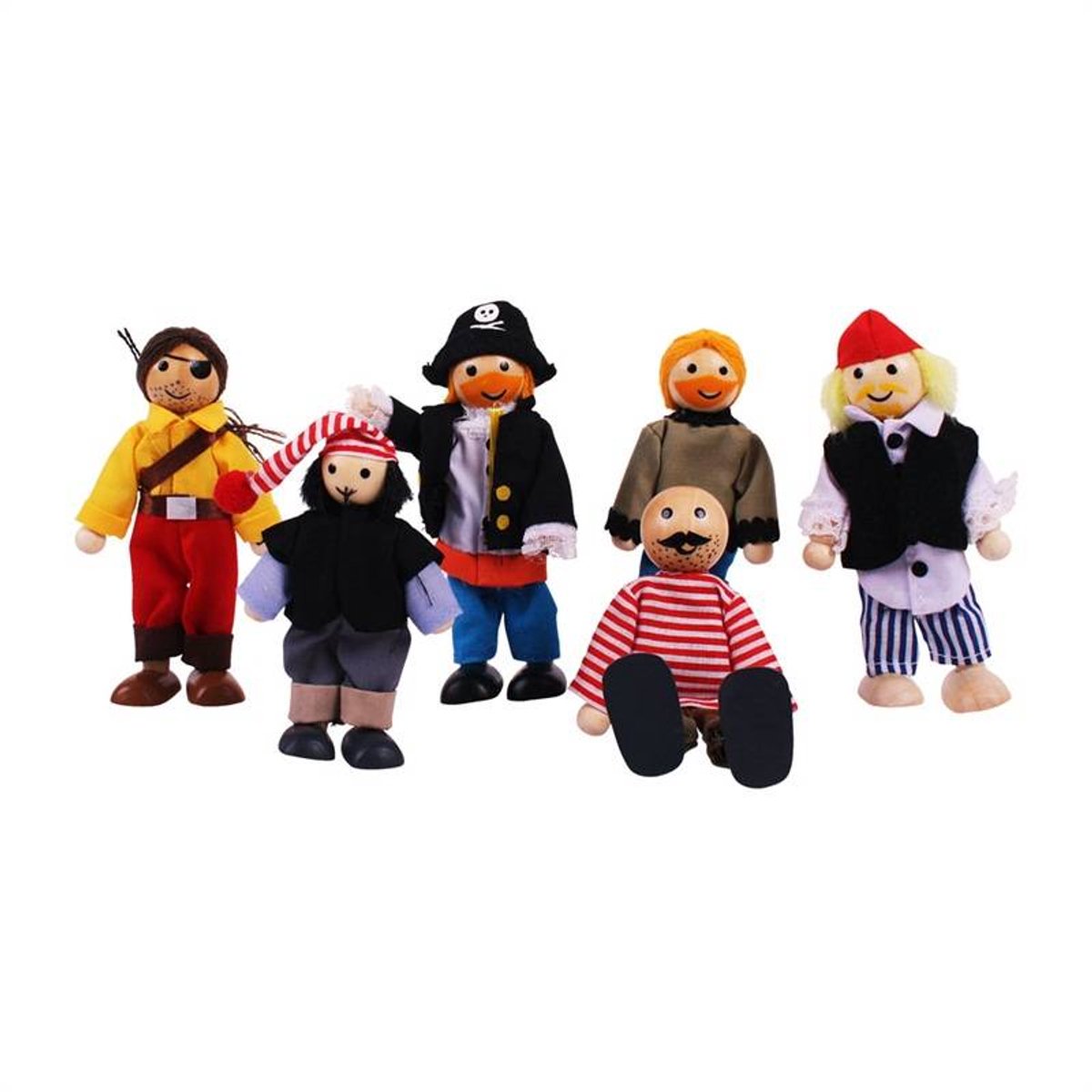 Bigjigs dukkehus dukker - pirater