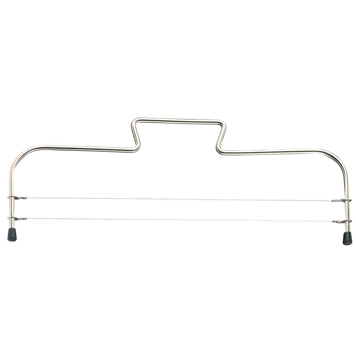 Westmark kageskærer med 2 takkede skæretråde, rustfrit stål, længde: 32 cm, simplex duo, sølv, 71602270