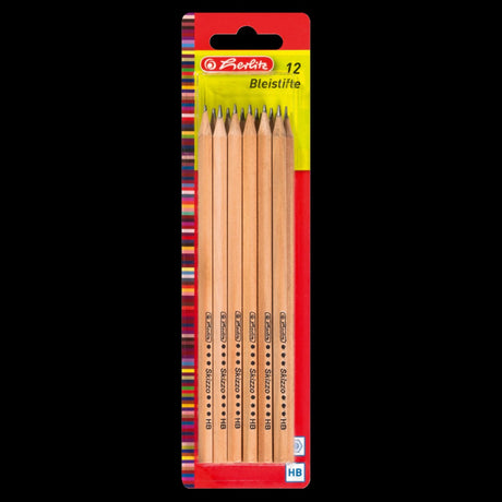Herlitz skizzo grafietpotloden - hb - 12 stuks