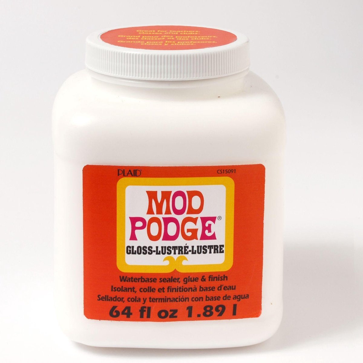 Mod podge gloss - lijm vernis en sealer in één - glans - 1,89 l