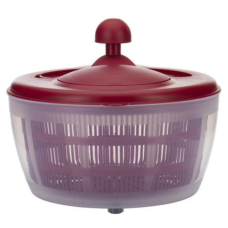 Westmark salatspinner, kapacitet: 5 l, ø 26 cm, plast, BPA-fri, fortuna, farve: transparent rød, 24322260