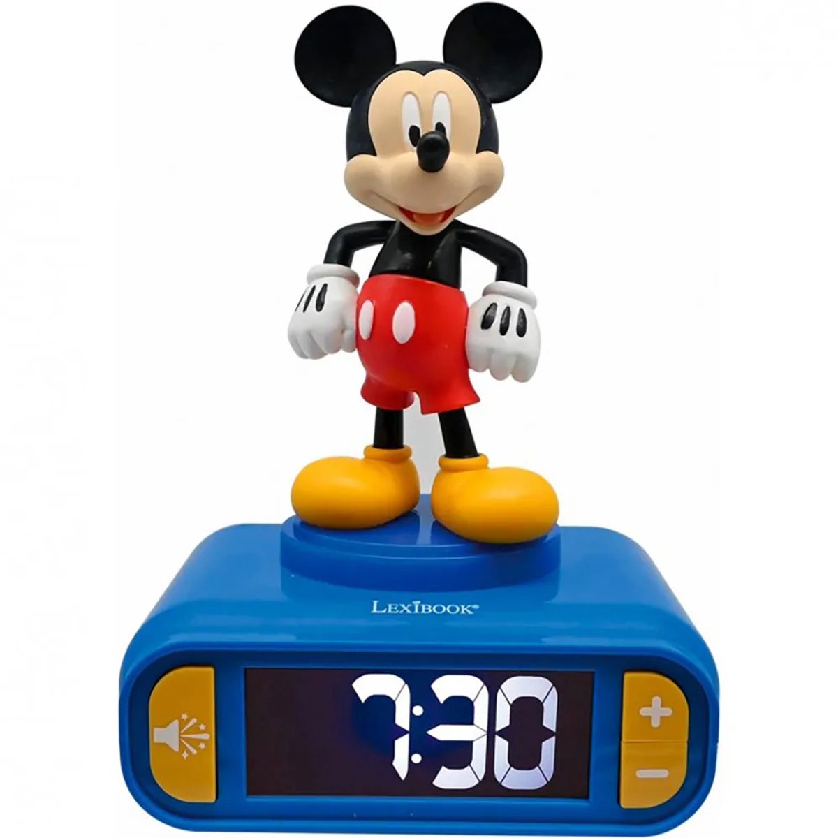 Lexibook digitalt vækkeur med mickey 3D natlys og lydeffekter