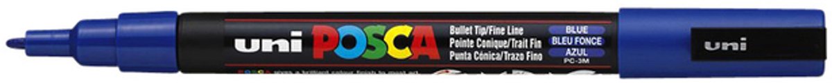 Posca highlighter pc-3m blå 6 stk