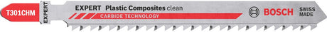 Bosch ekspertserie - stiksavklinge - 3 dele - plastkompositter ren - t 301 chm