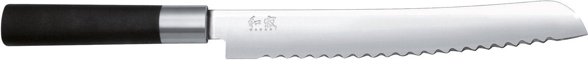 Kai brødkniv wasabi sort - 23 cm -