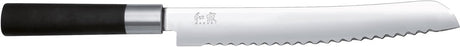 Kai brødkniv wasabi sort - 23 cm -