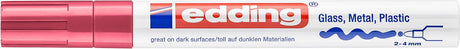 Edding -750 glans maler tusch rød 1 stk 2-4 millimeter 4-750-9-002