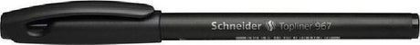 Schneider skriveredskaber schneider fineliner - topliner 967 - 0,4 mm - sort - æske med 10 stykker - s-9671