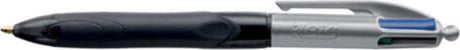 Bic kuglepen 4 farver grip pro - 1 stk - punkt 0,4 mm