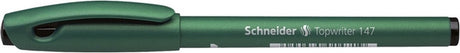 Schneider skriveredskaber fineliner schneider topwriter 147 0,6 mm sort æske med 10 stk.