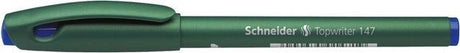 Schneider skriveredskaber fineliner schneider topwriter 147 0,6 mm blå æske med 10 stk.