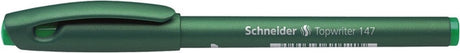 Schneider skriveredskaber fineliner schneider topwriter 147 0,6 mm grøn æske med 10 stk.