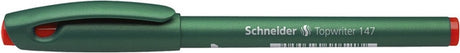 Schneider skriveredskaber fineliner schneider topwriter 147 0,6 mm rød æske med 10 stk.