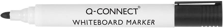 Q-connect whiteboard tusch, 2-3 mm, rund spids, sort 10 stk
