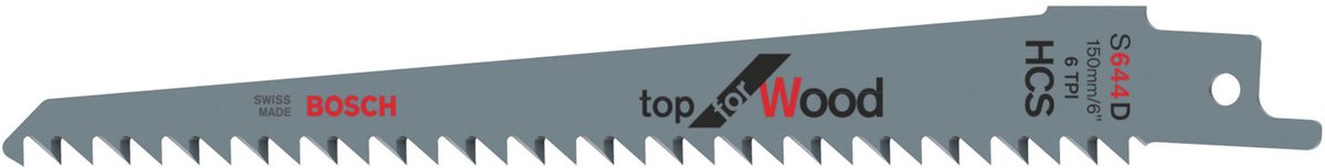 Bosch frem- og tilbagegående savklinge s 644 d top til træ - 2 stk