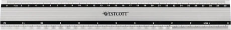 Westcott lineal - 50 cm 19 tommer - aluminium - med anti-skrid - ac-e10193
