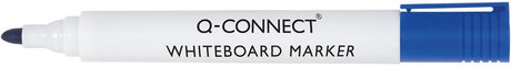 Q-connect whiteboard tusch, 2-3 mm, rund spids, blå 10 stk