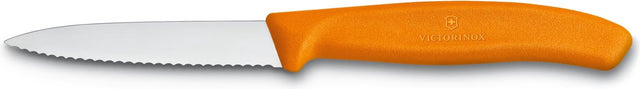 Victorinox skrællekniv 8 cm orange takket