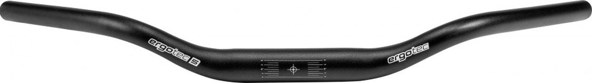 Ergotec styrklatrer 31,8 620mm aluminium sort