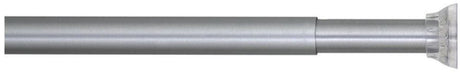 Sælskind bruseforhængsstang - klemmestang - aluminium - 155-255 cm - mat aluminium