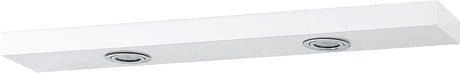 Differnz koof 70x2x20cm met spiegel mdf wit