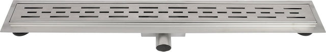 Differnz douchegoot - met flens rvs - 7 x 7 x 70 cm