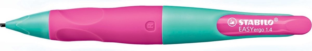 Stabilo easyergo 1.4 - ergonomisk mekanisk blyant - højrehåndet - neon pink