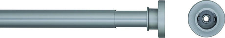 Sealskin seallux douchegordijnstang - 125-220 cm - mat aluminium