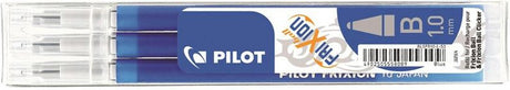 Pilot kuglepen refill frixion kugleklikker, grøn, etui med 3 stk. 12 stk.